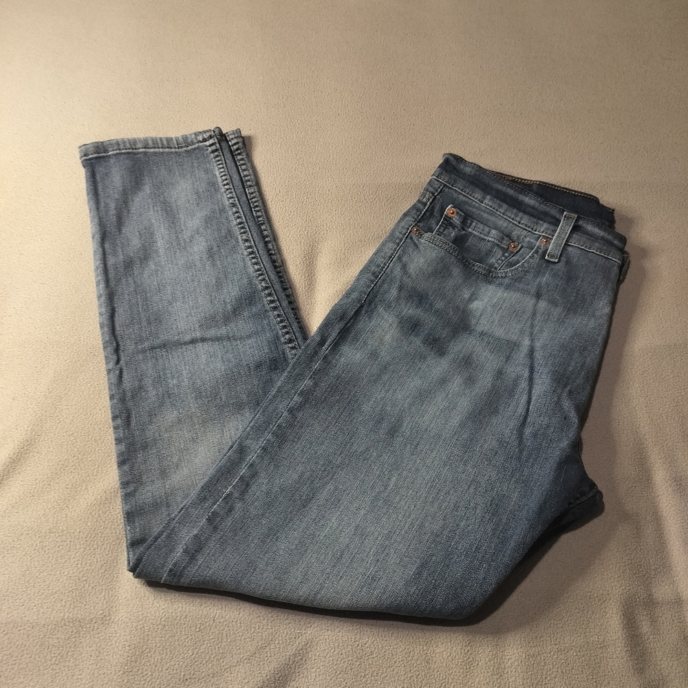 Levi's Light Blue Straight Jeans Mens, Sz 33×32 - Picture 9 of 10